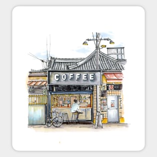 Street coffee Sticker